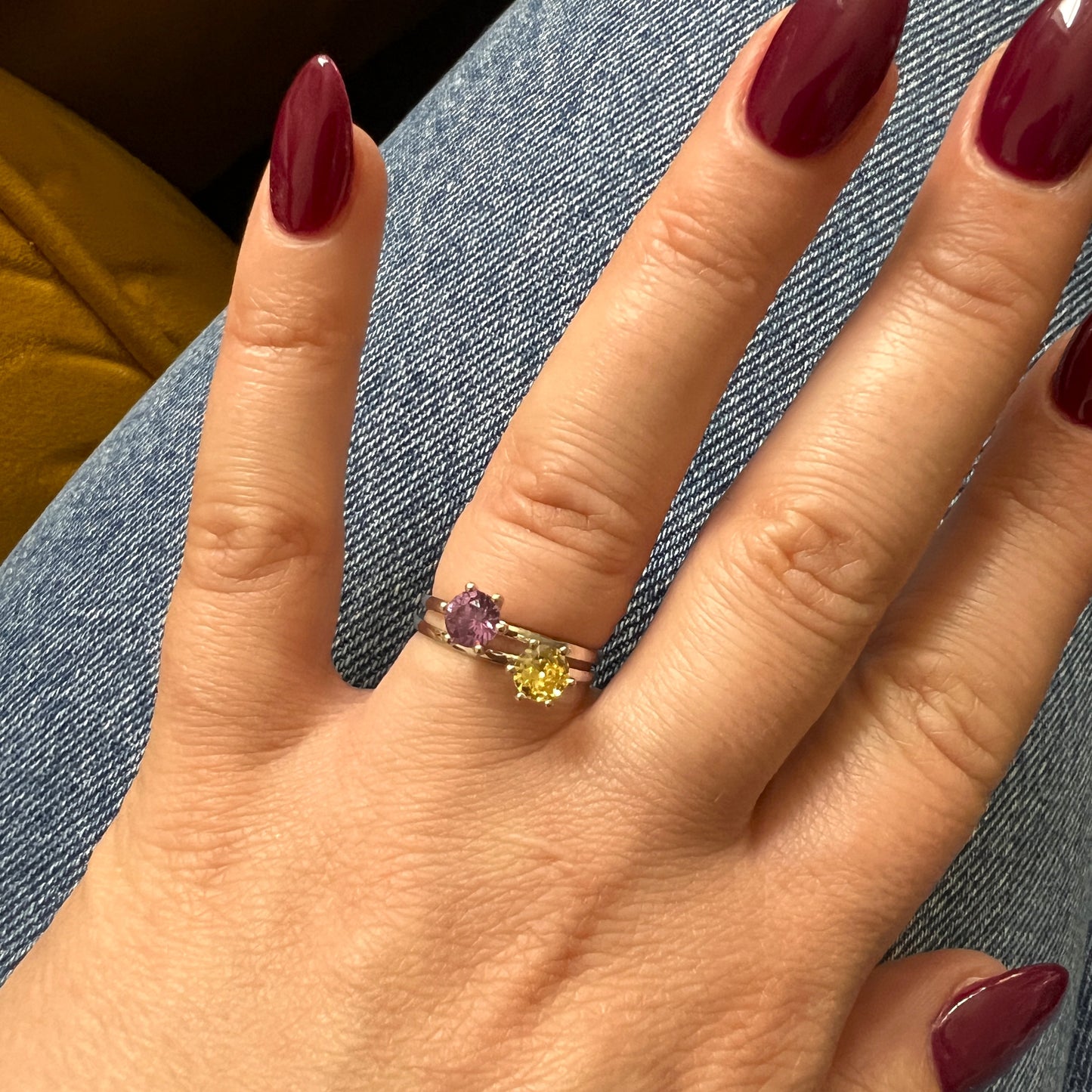Juno Solitaire Ring – White Diamond