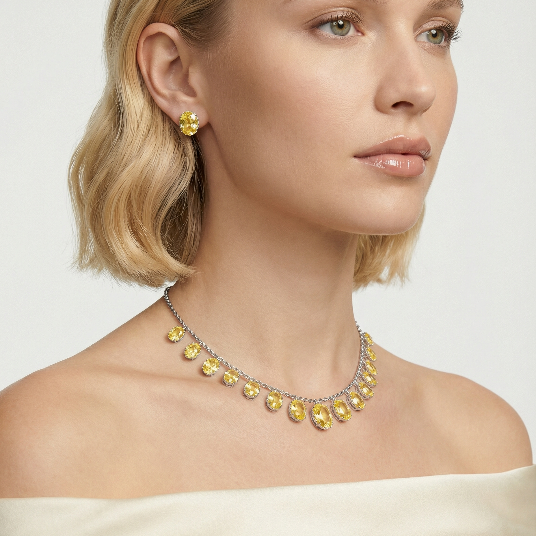 Velara Spectra Necklace – Yellow Sapphire