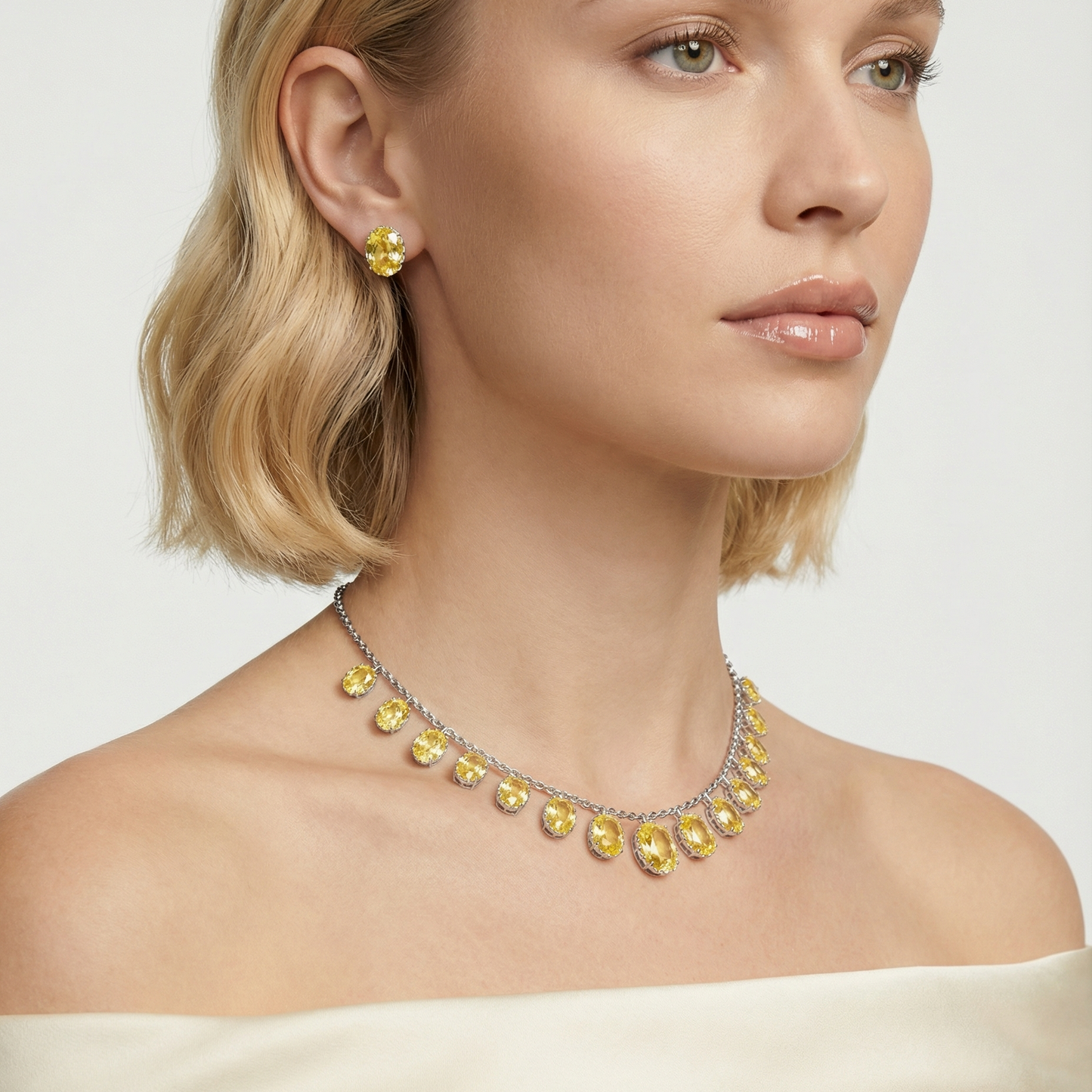 Velara Spectra Necklace – Yellow Sapphire