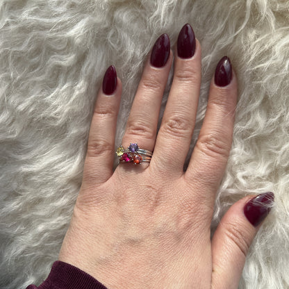 Juno Solitaire Ring – Zambian Green Emerald