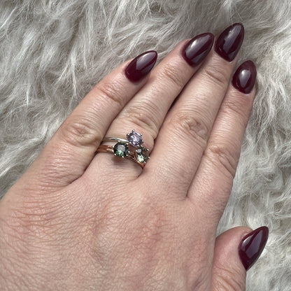 Juno Solitaire Ring – Zambian Green Emerald