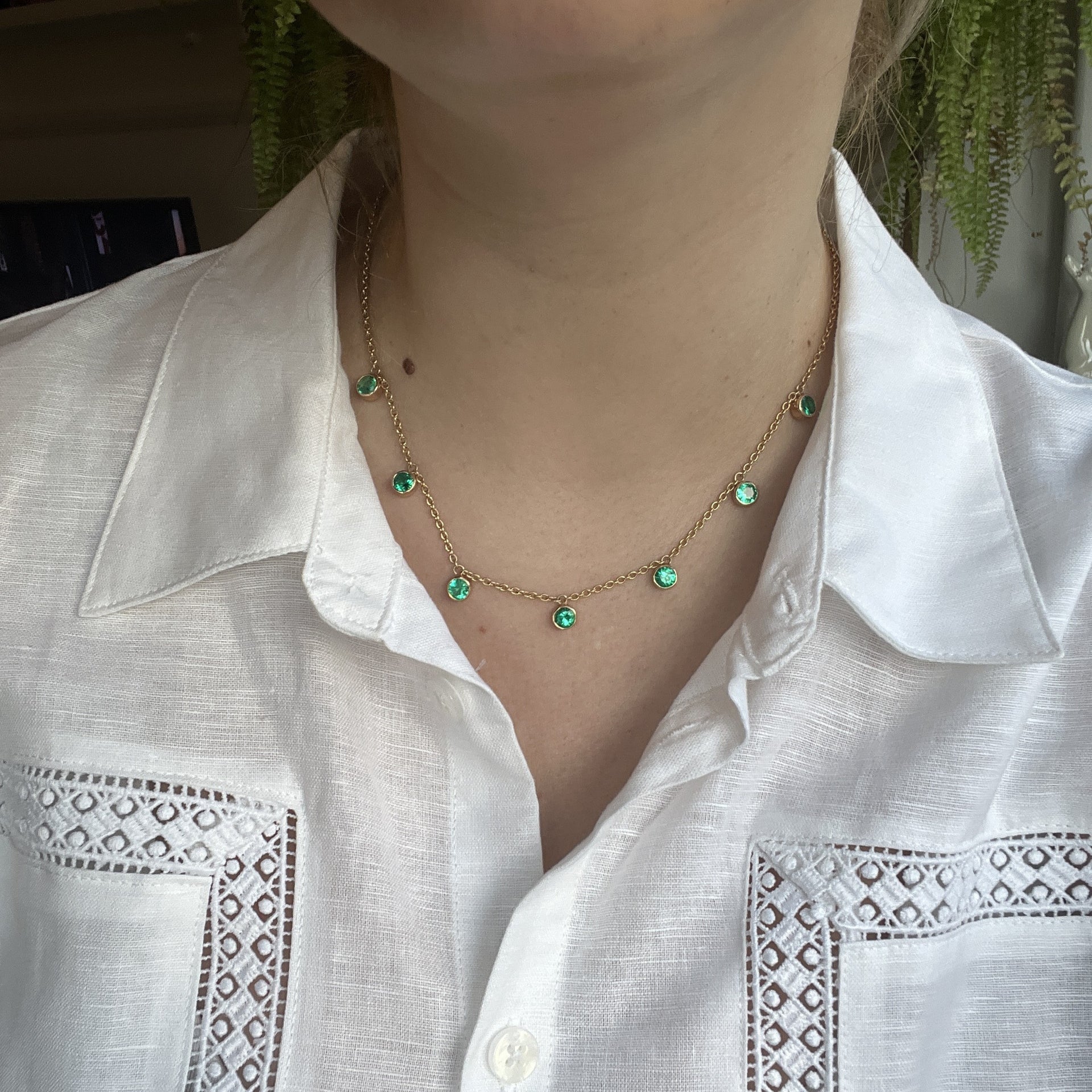 Forma Harmony Necklace – Colombian Green Emerald
