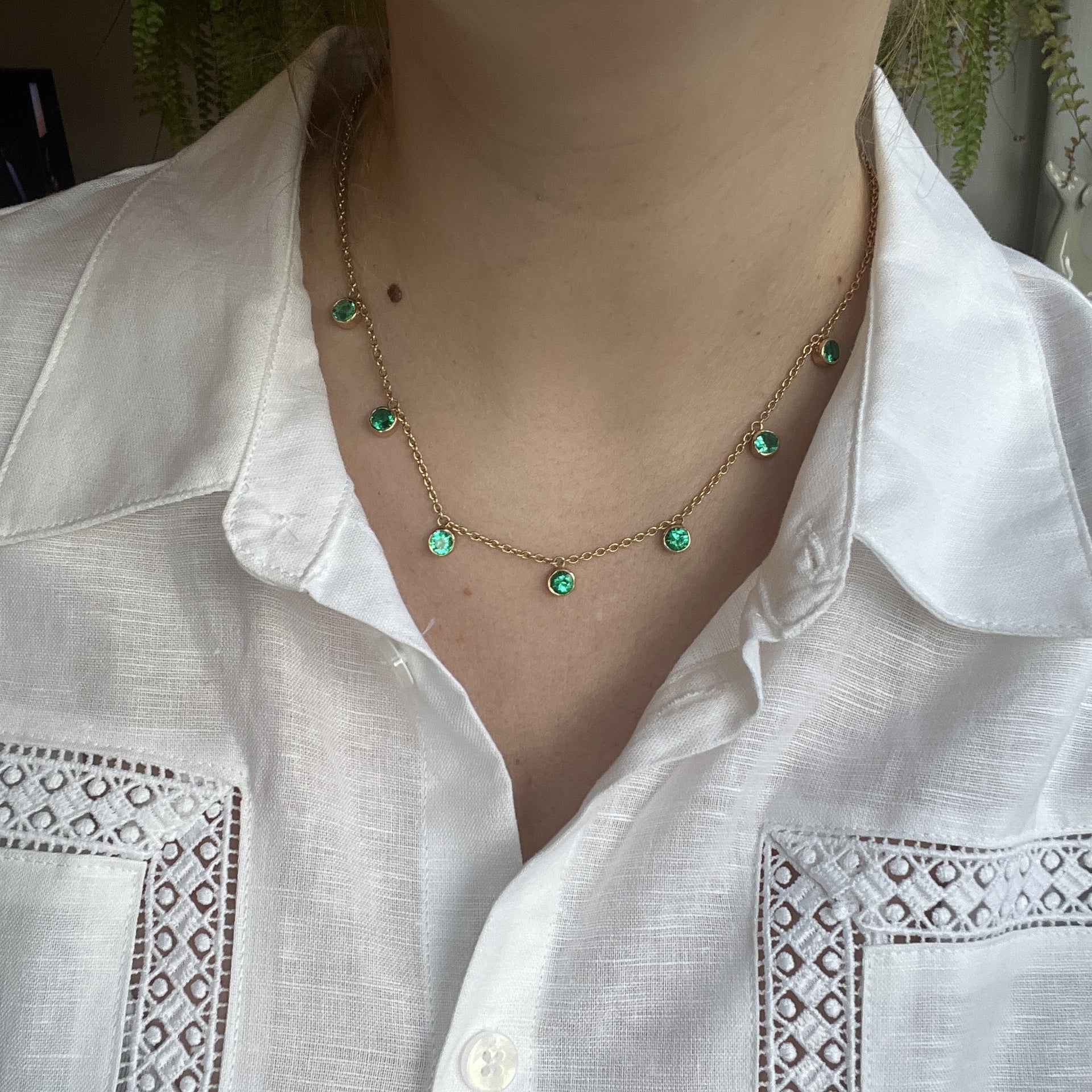 Forma Harmony Necklace – Colombian Green Emerald