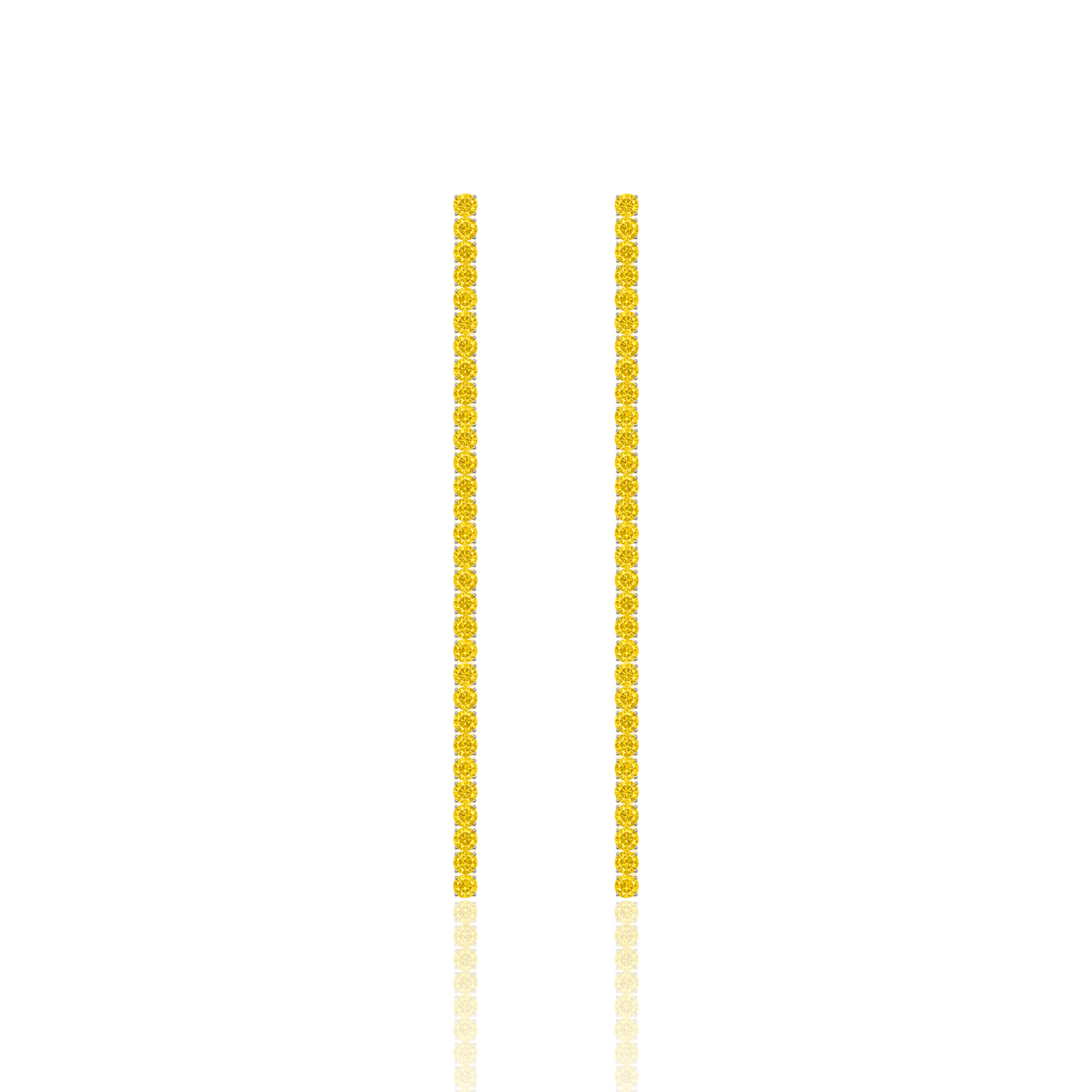 Juno Tennis Line Earrings – Purple Amethyst