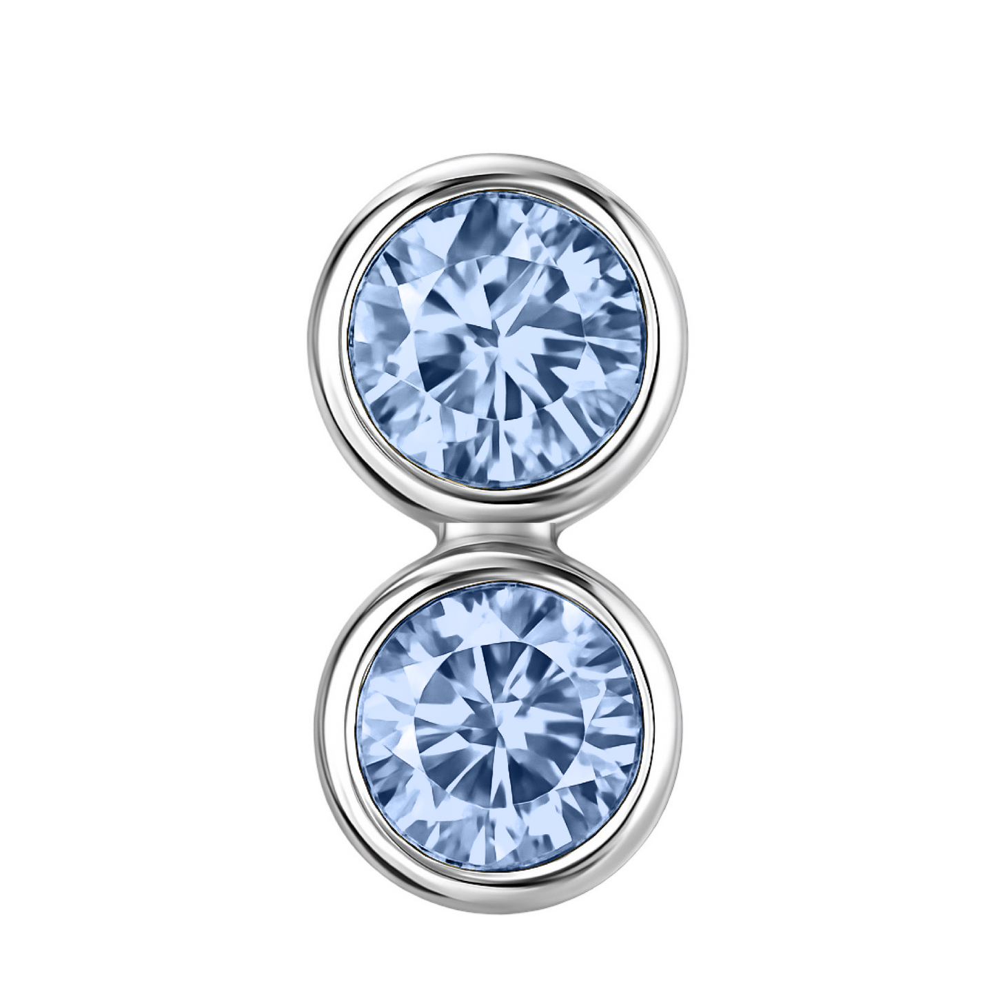 Forma Grande Hoop Earrings – Light Blue Aquamarine