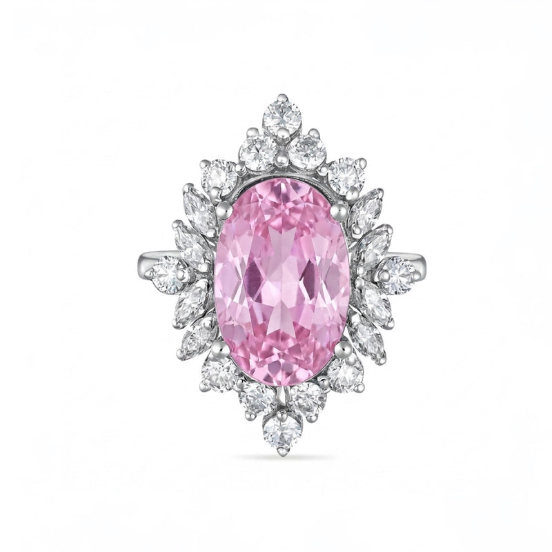 Velara Crown Ring – Light Pink Sapphire
