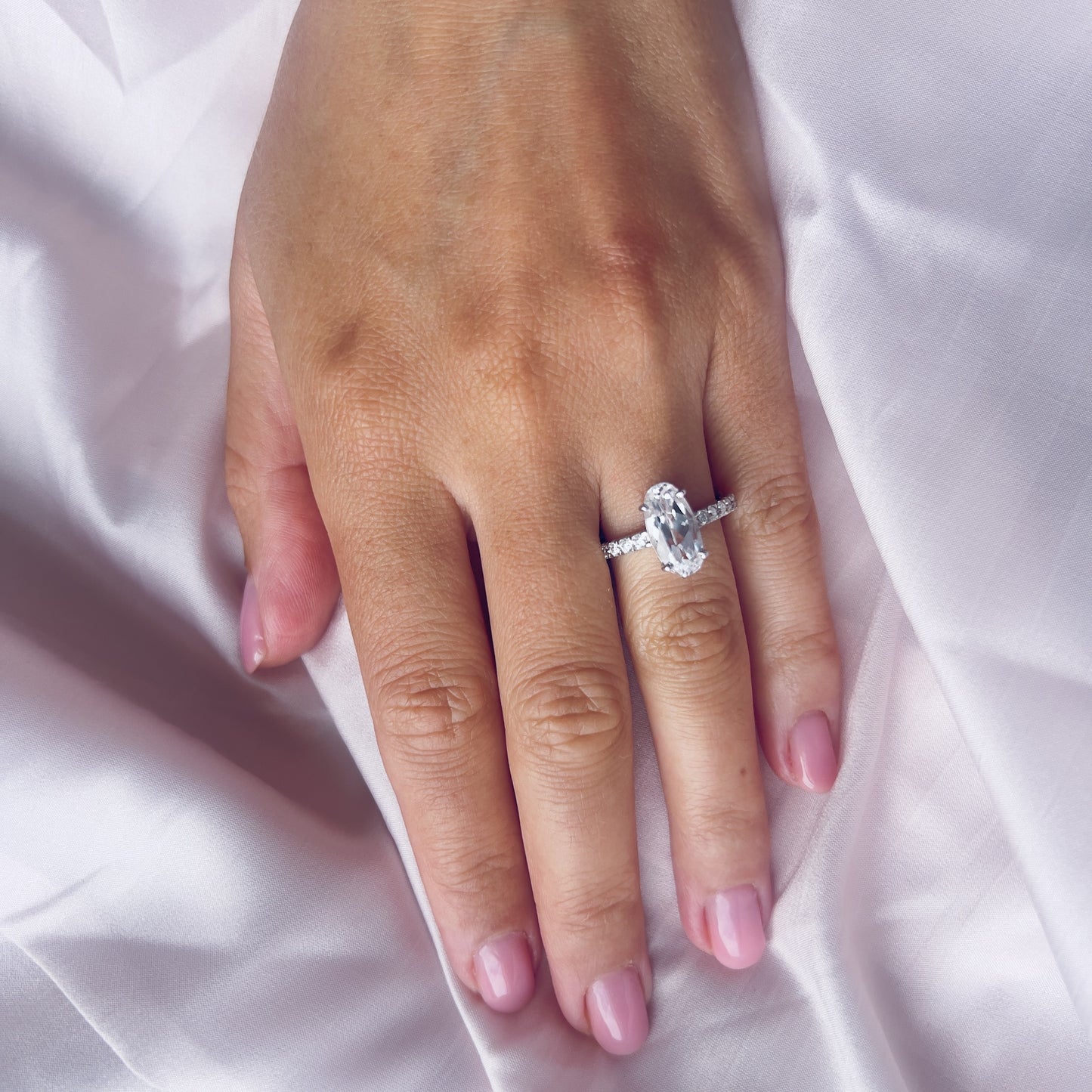 Velara Axis Ring – Blue Sapphire