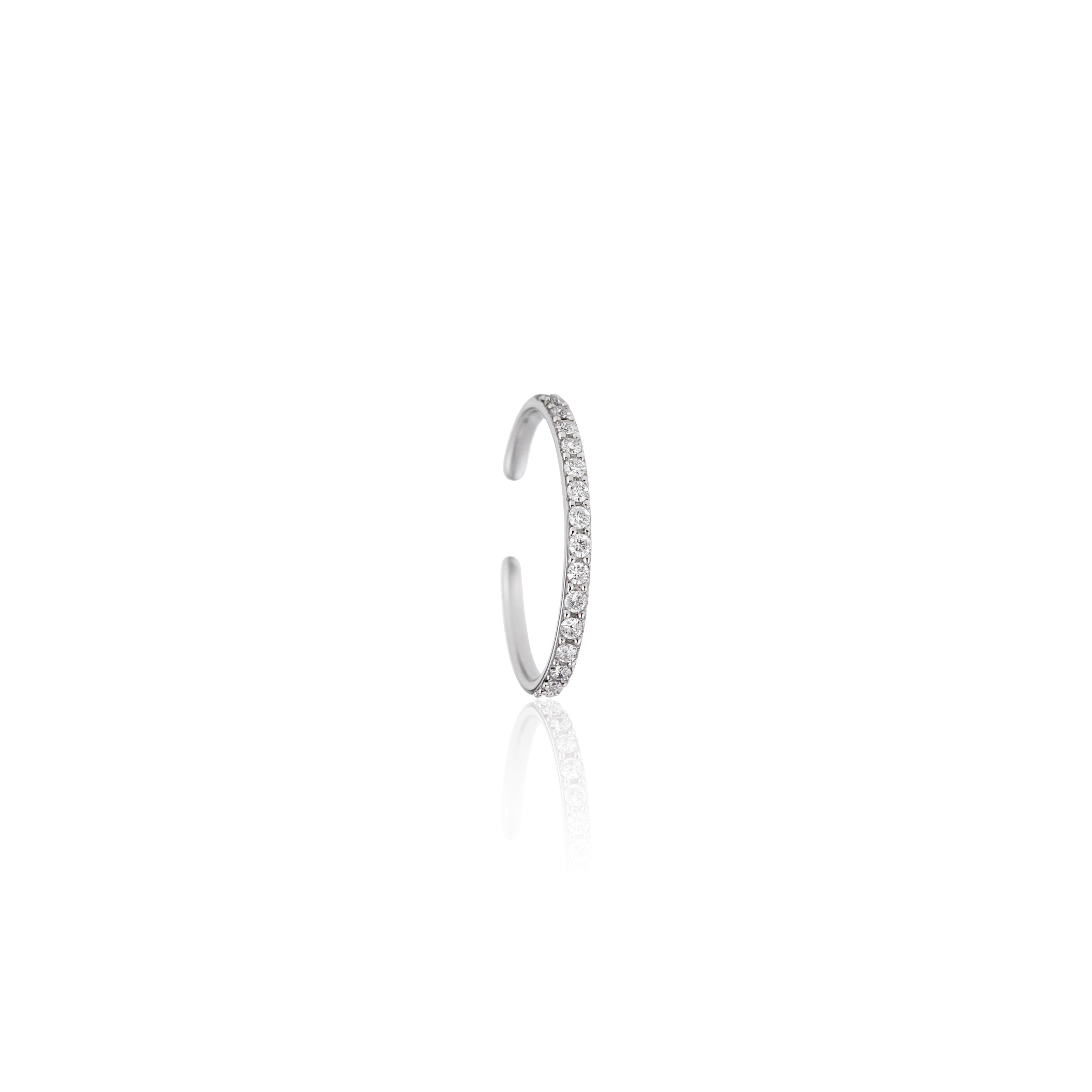 Linea Mini Ear Cuff – White Diamond