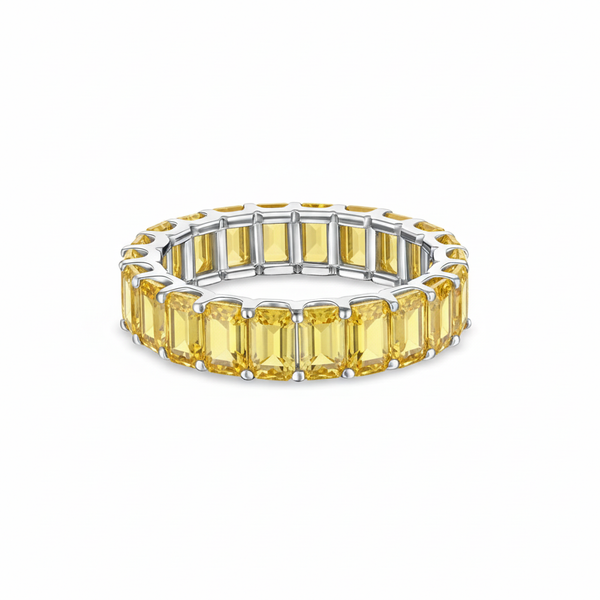Nexus Eternity Ring – Yellow Sapphire