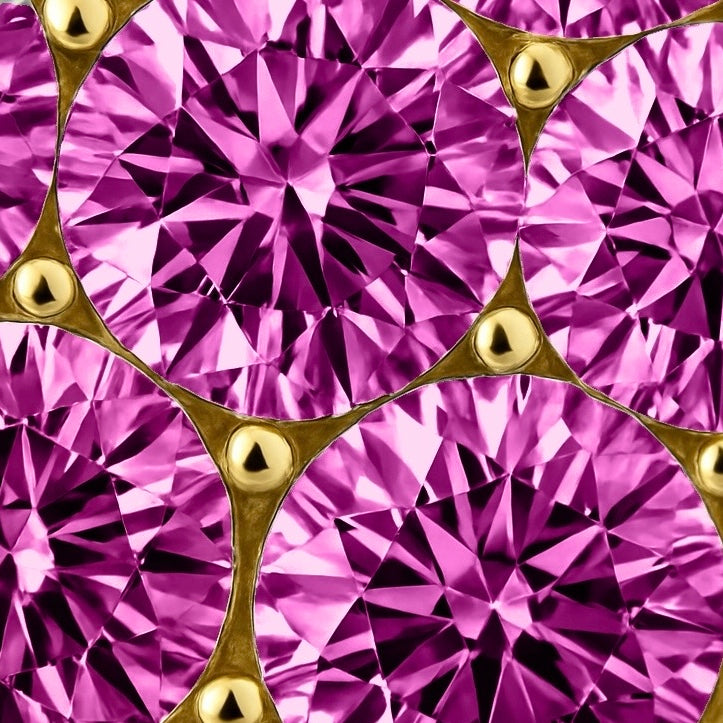 Linea Bold Ear Cuff – Vivid Pink Sapphire