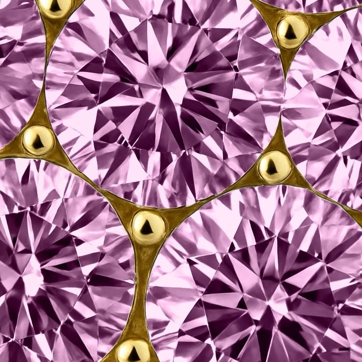 Linea Bold Ear Cuff – Light Pink Sapphire