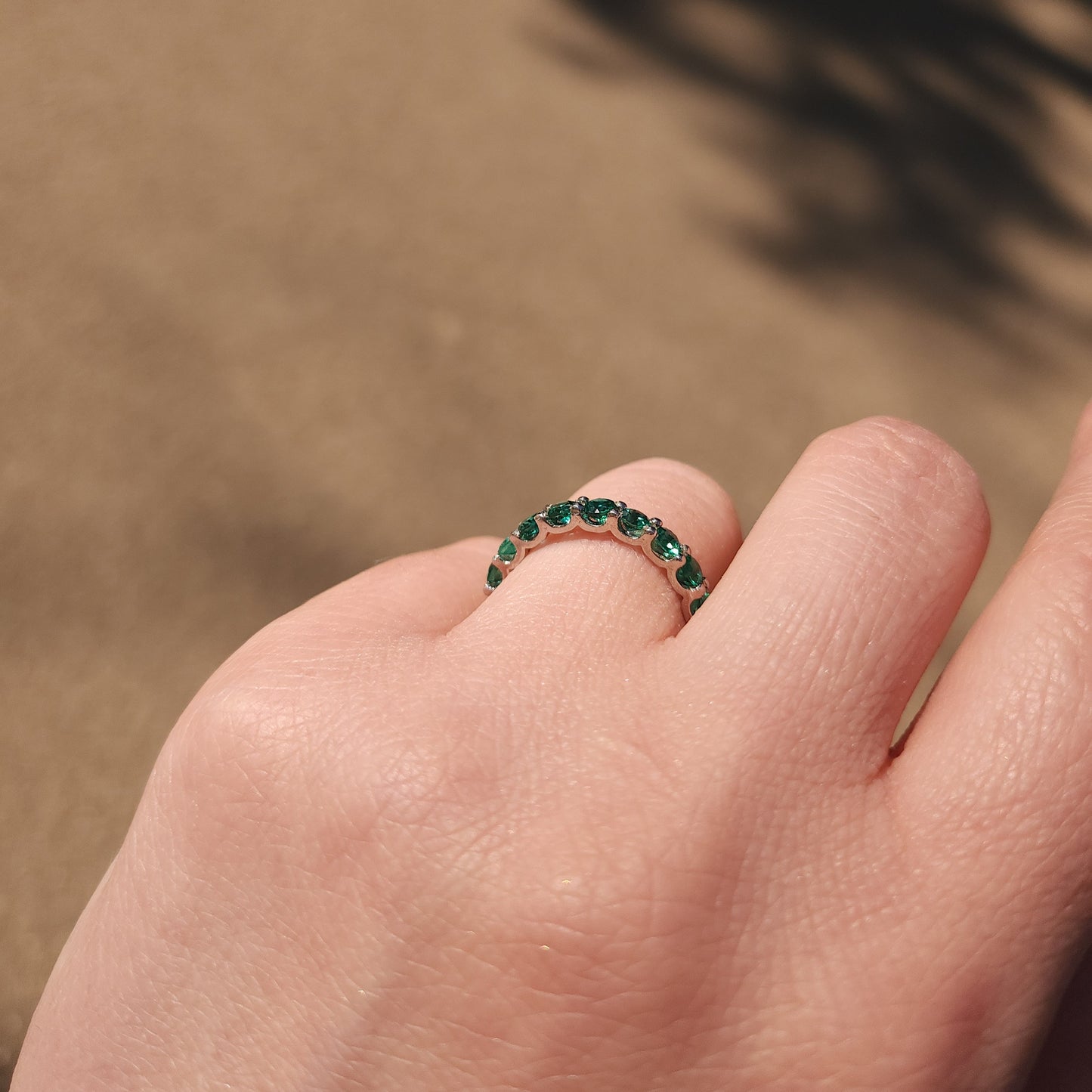 Linea Grande Ring – Zambian Green Emerald