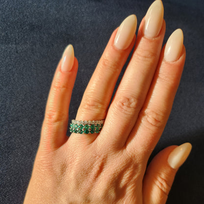 Linea Midi Ring – Light Pink Sapphire