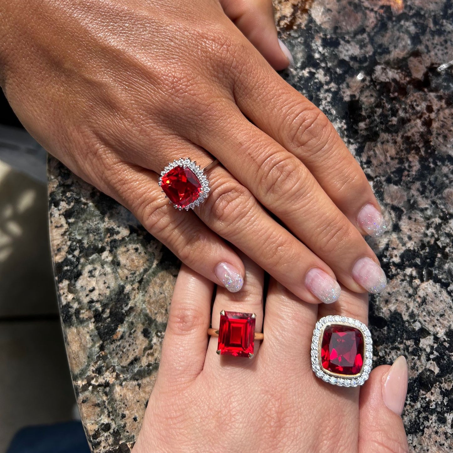 Royal VII Ring – Red Ruby