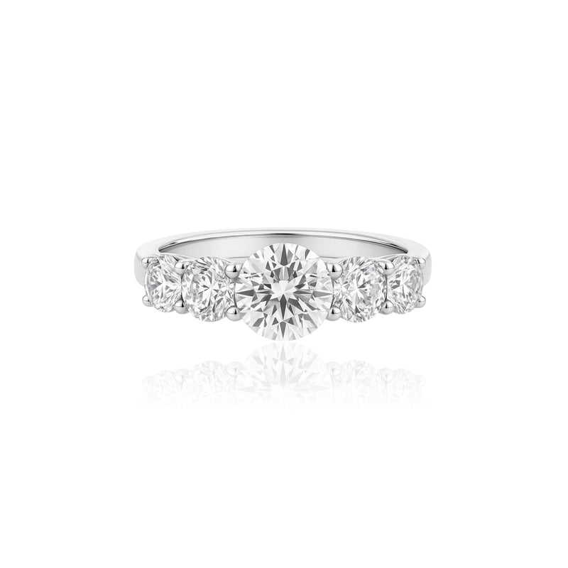 Juno Cinco Ring – White Diamond
