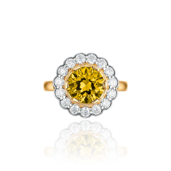 Juno Daisy Ring – Yellow Sapphire