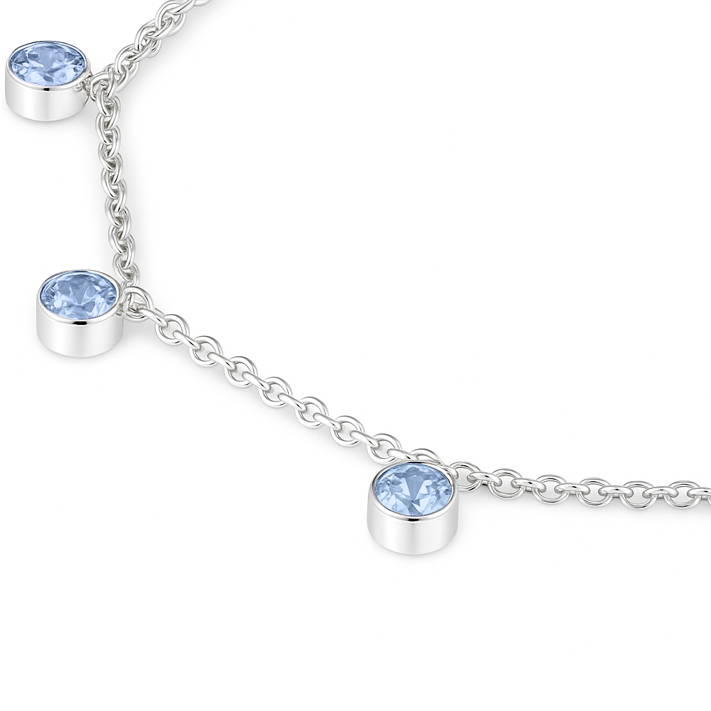 Forma Harmony Necklace – Light Blue Aquamarine