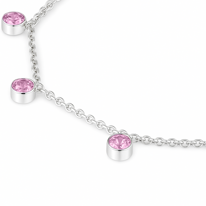 Forma Harmony Necklace – Light Pink Sapphire