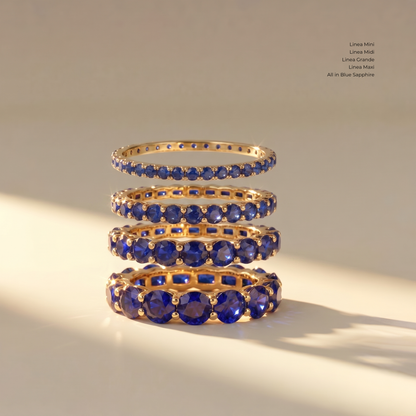 Linea Grande Ring – Blue Sapphire