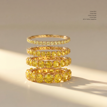 Linea Grande Ring – Yellow Sapphire