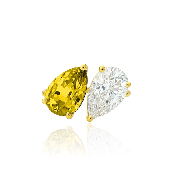 Nova Versus Ring – Yellow Sapphire