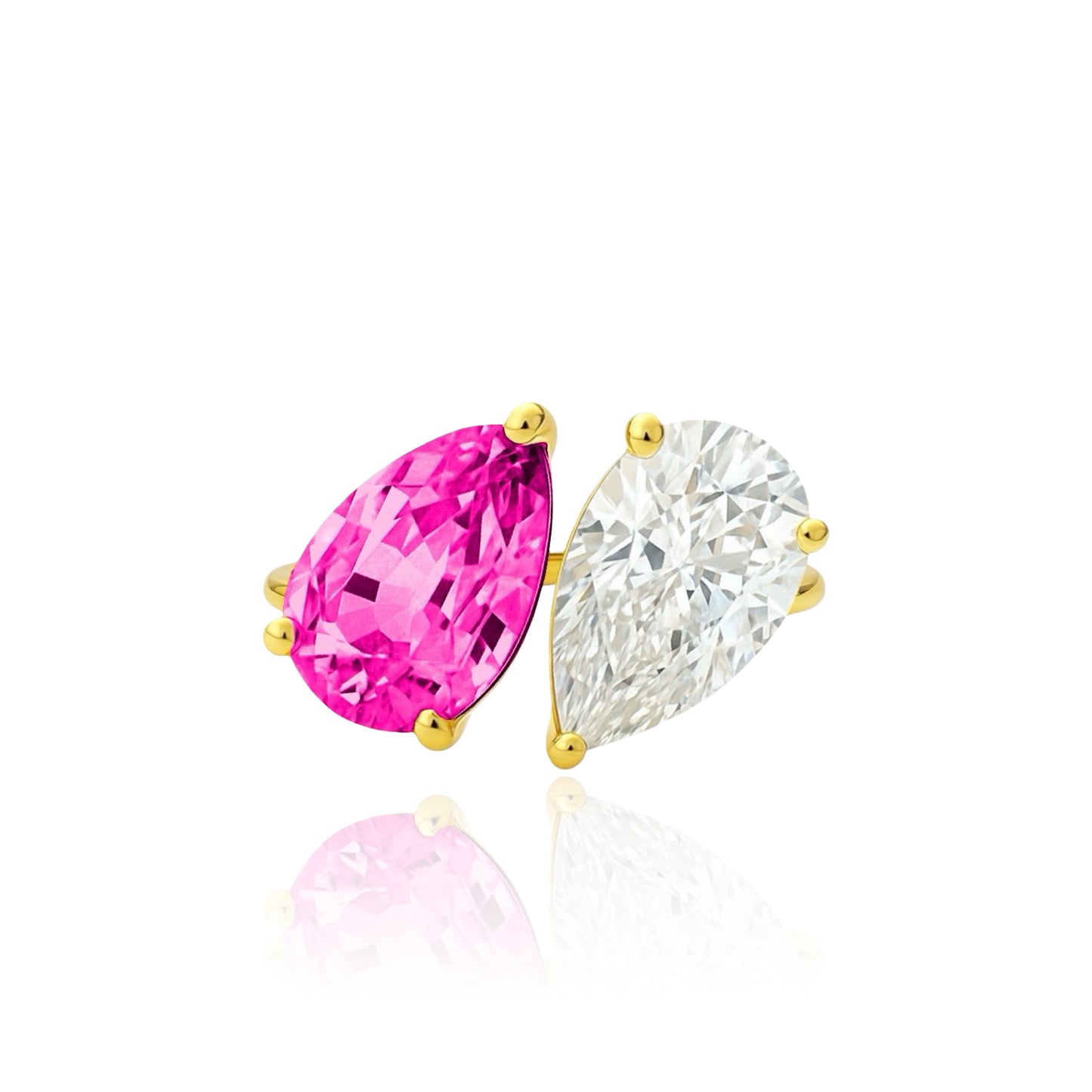 Nova Versus Ring – Vivid Pink Sapphire