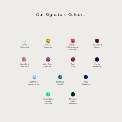 Forma Mini Stud Earrings – White Diamond