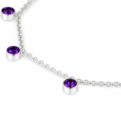 Forma Harmony Necklace – Purple Sapphire