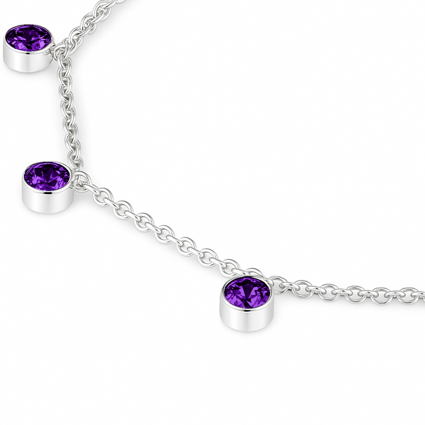 Forma Harmony Necklace – Purple Sapphire