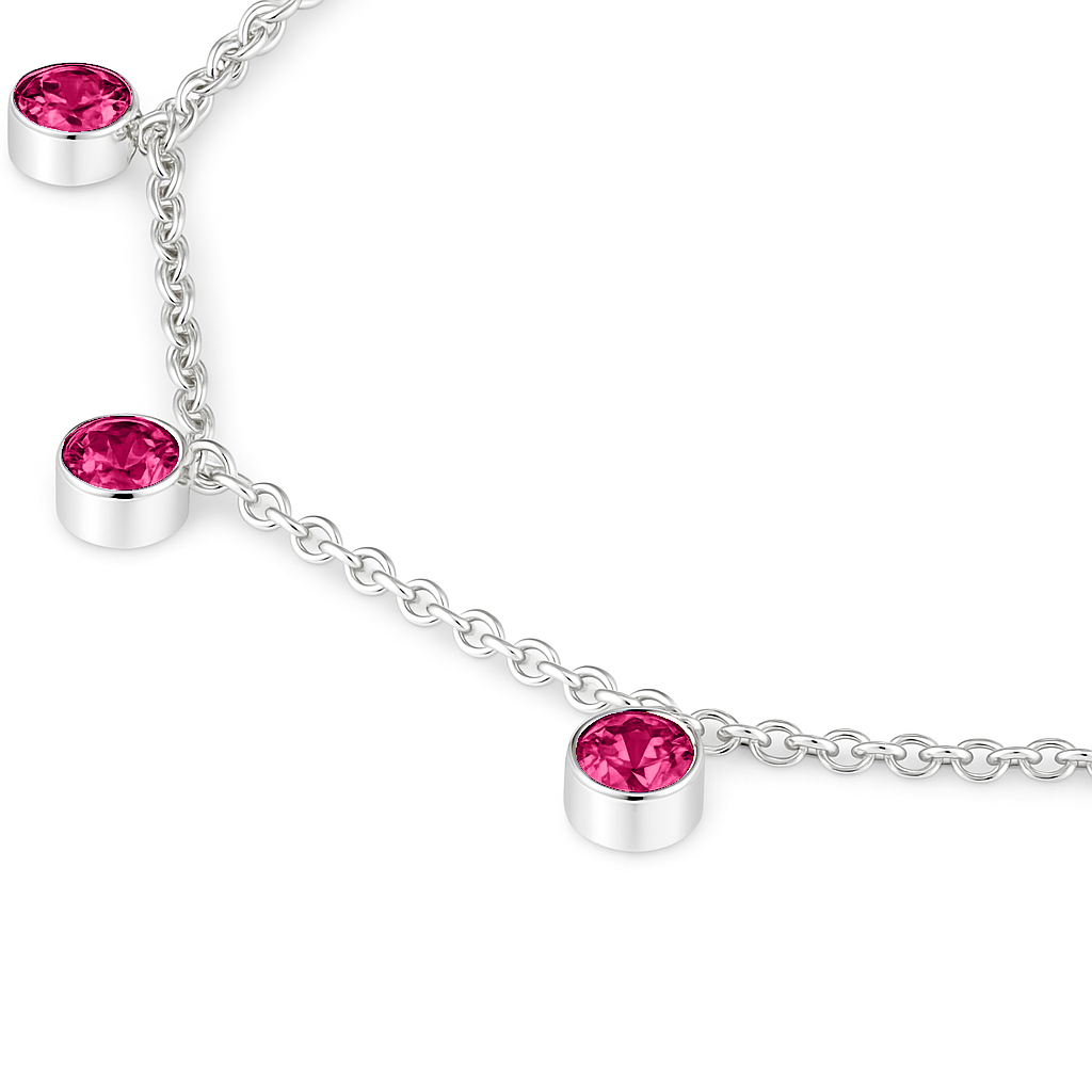 Forma Harmony Necklace – Red Ruby