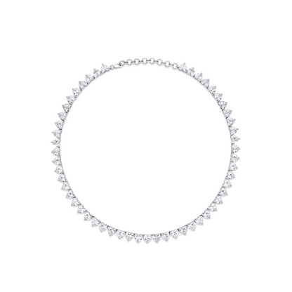 Amore Maxi Tennis Necklace – Purple Amethyst