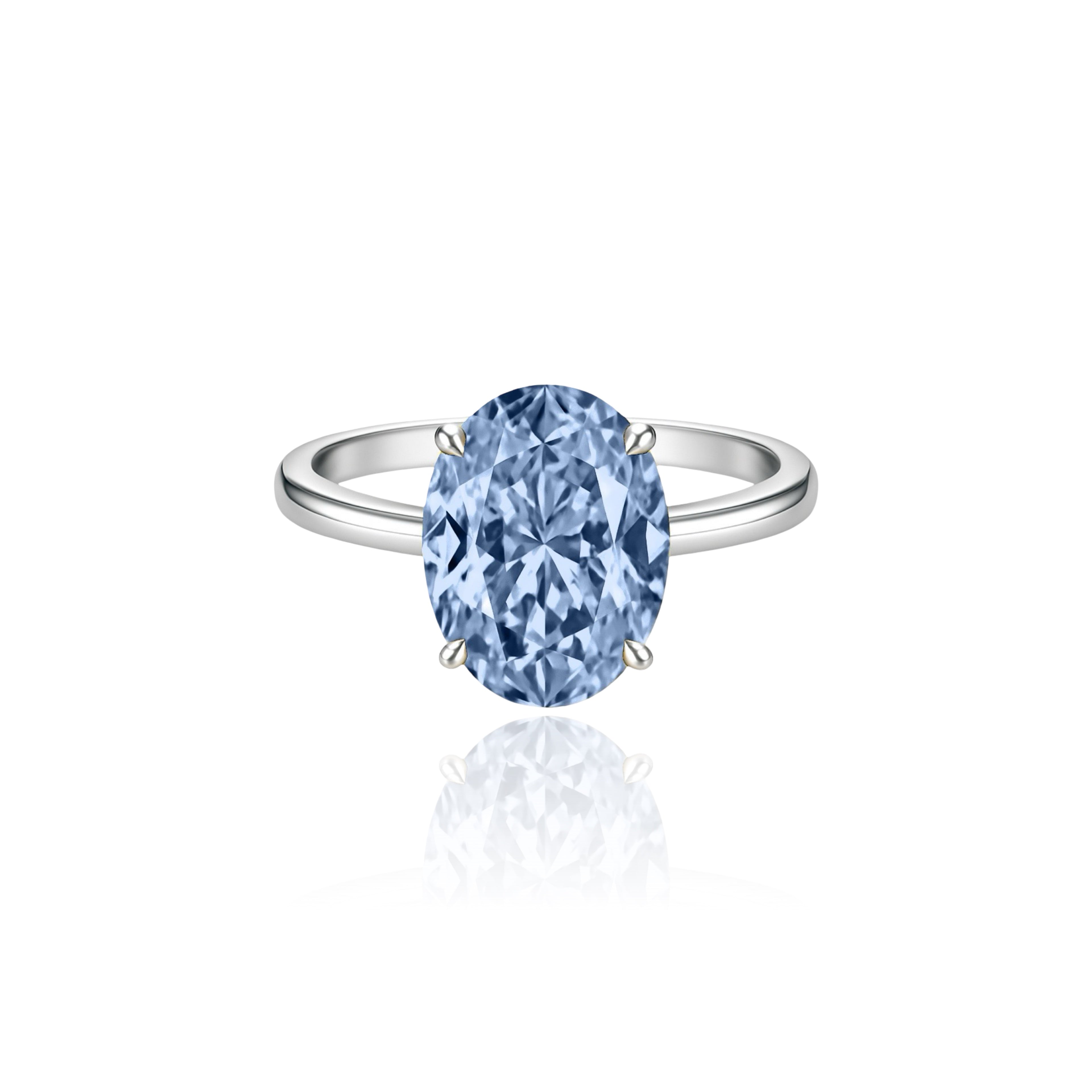 Velara Signature Ring – Light Blue Aquamarine