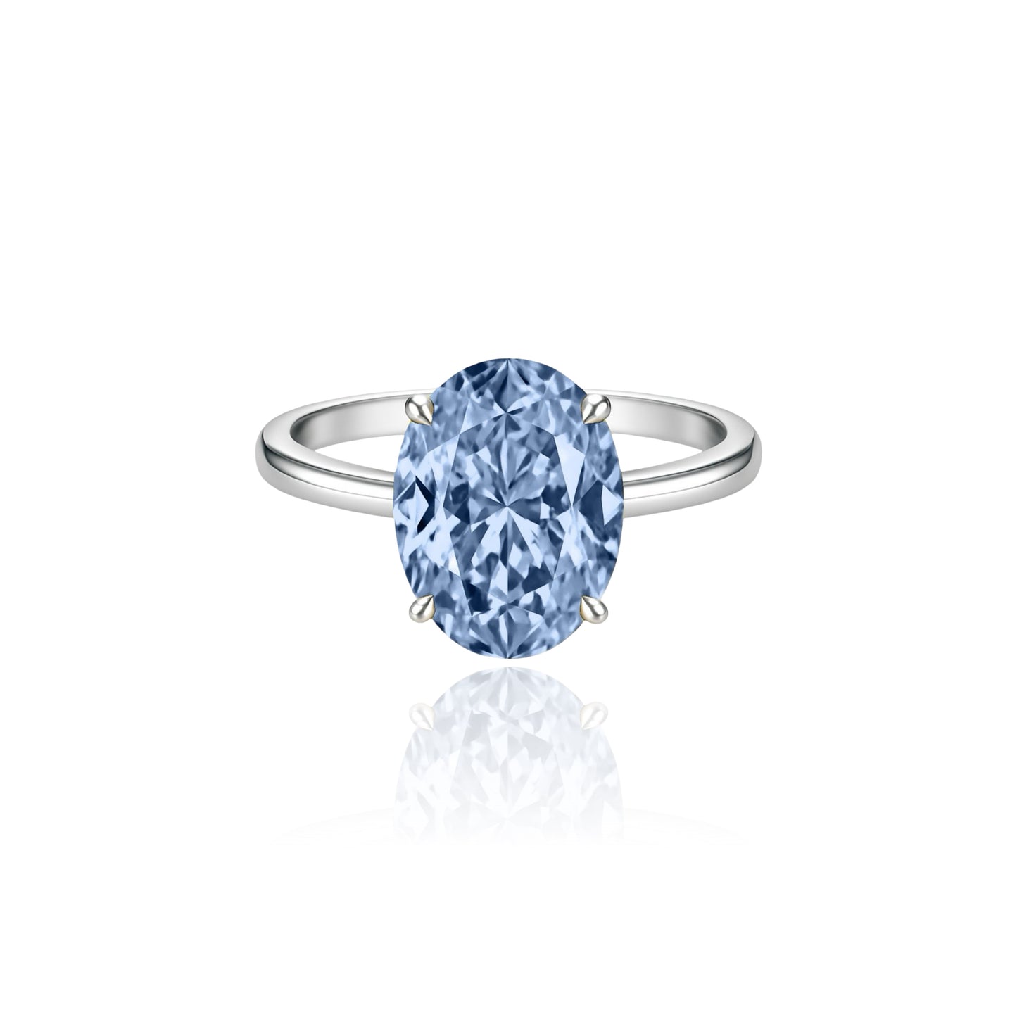 Velara Signature Ring – Light Blue Aquamarine