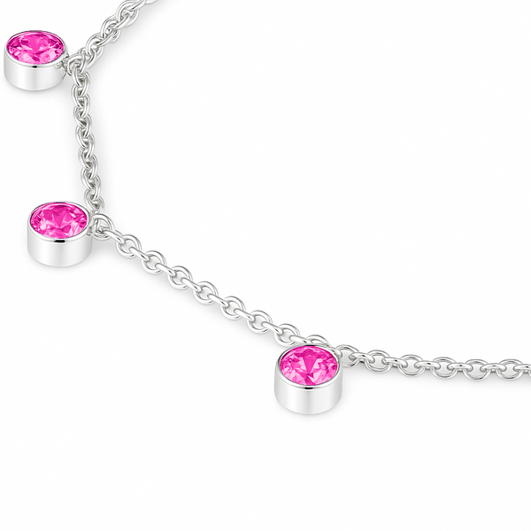 Forma Harmony Necklace – Vivid Pink Sapphire