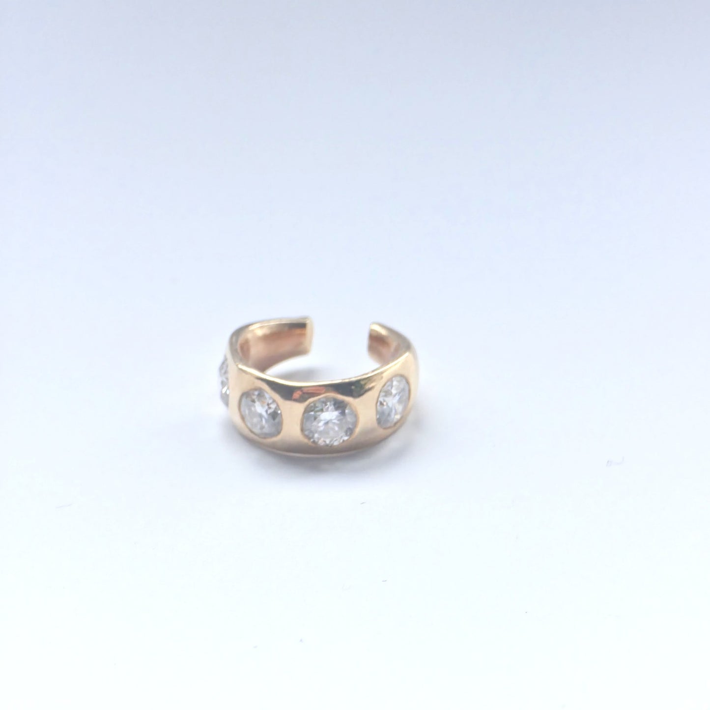 Forma Maxi Ear Cuff – White Diamond