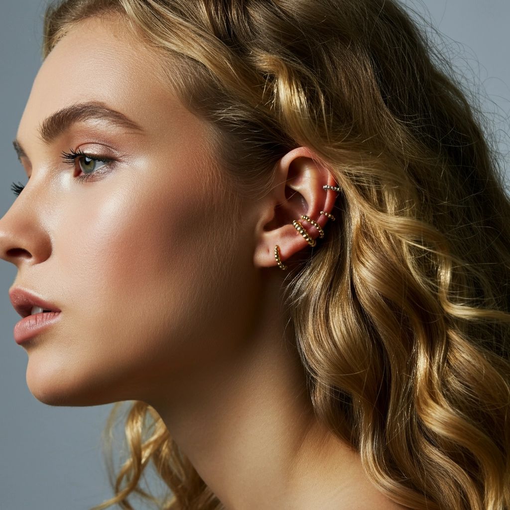 Bead Mini Ear Cuff