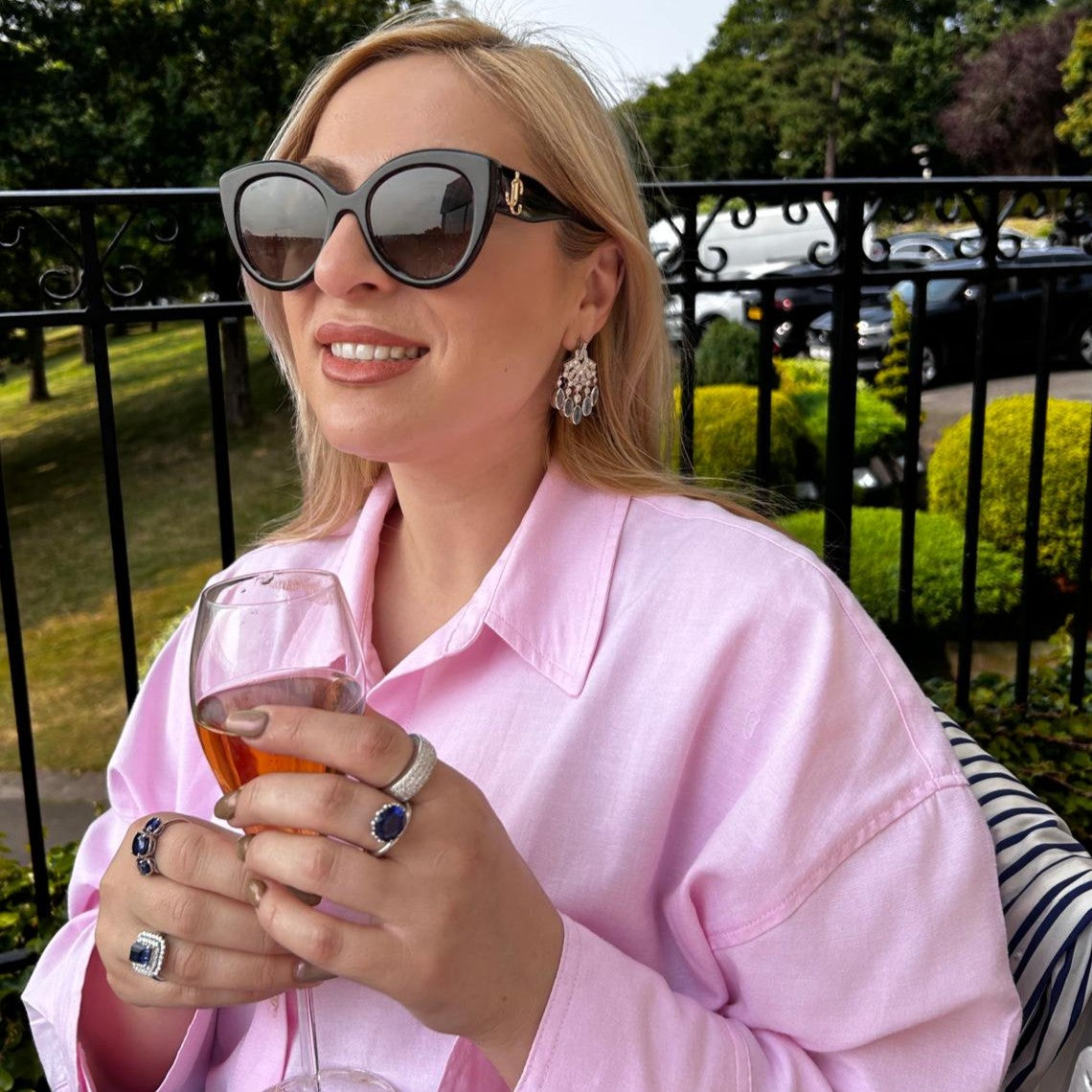 Linea Bold Band Ring – White Diamond