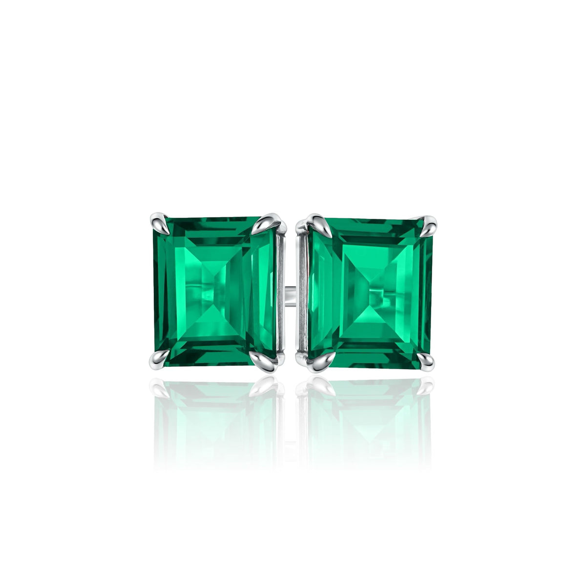Nexus Twin Ring – Colombian Green Emerald