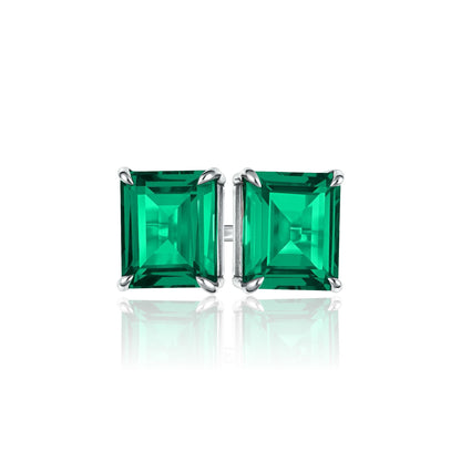 Nexus Twin Ring – Colombian Green Emerald