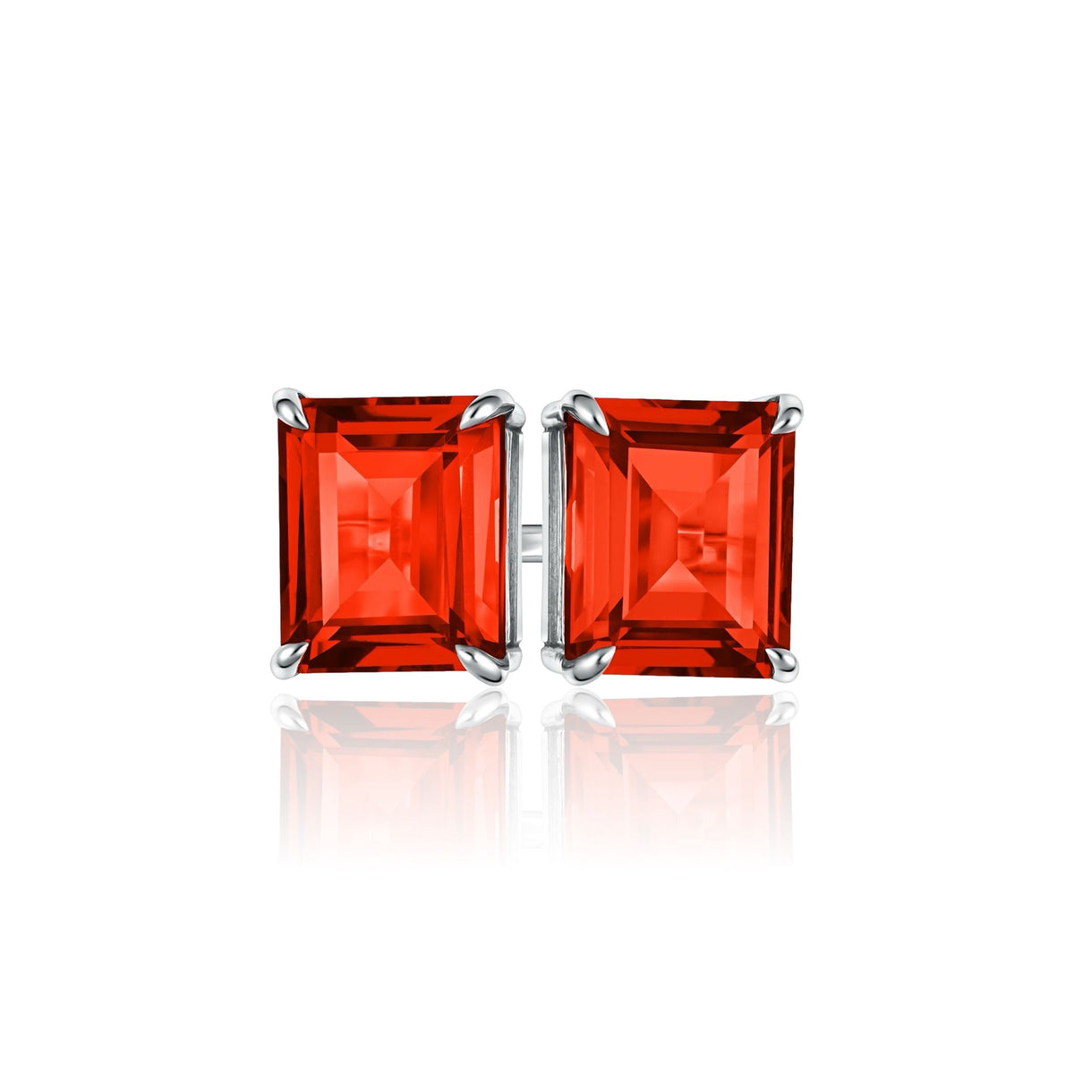 Nexus Twin Ring – Orange Padparadscha Sapphire