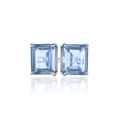 Nexus Twin Ring – Light Blue Aquamarine
