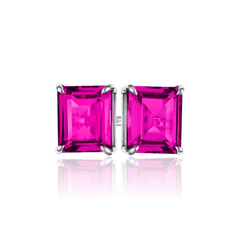 Nexus Twin Ring – Vivid Pink Sapphire