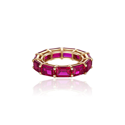Nexus Tennis Ring – Red Ruby