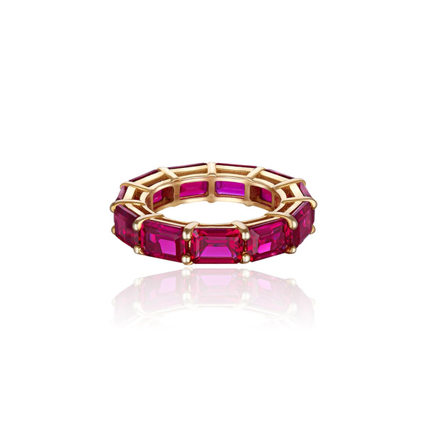 Nexus Tennis Ring – Red Ruby