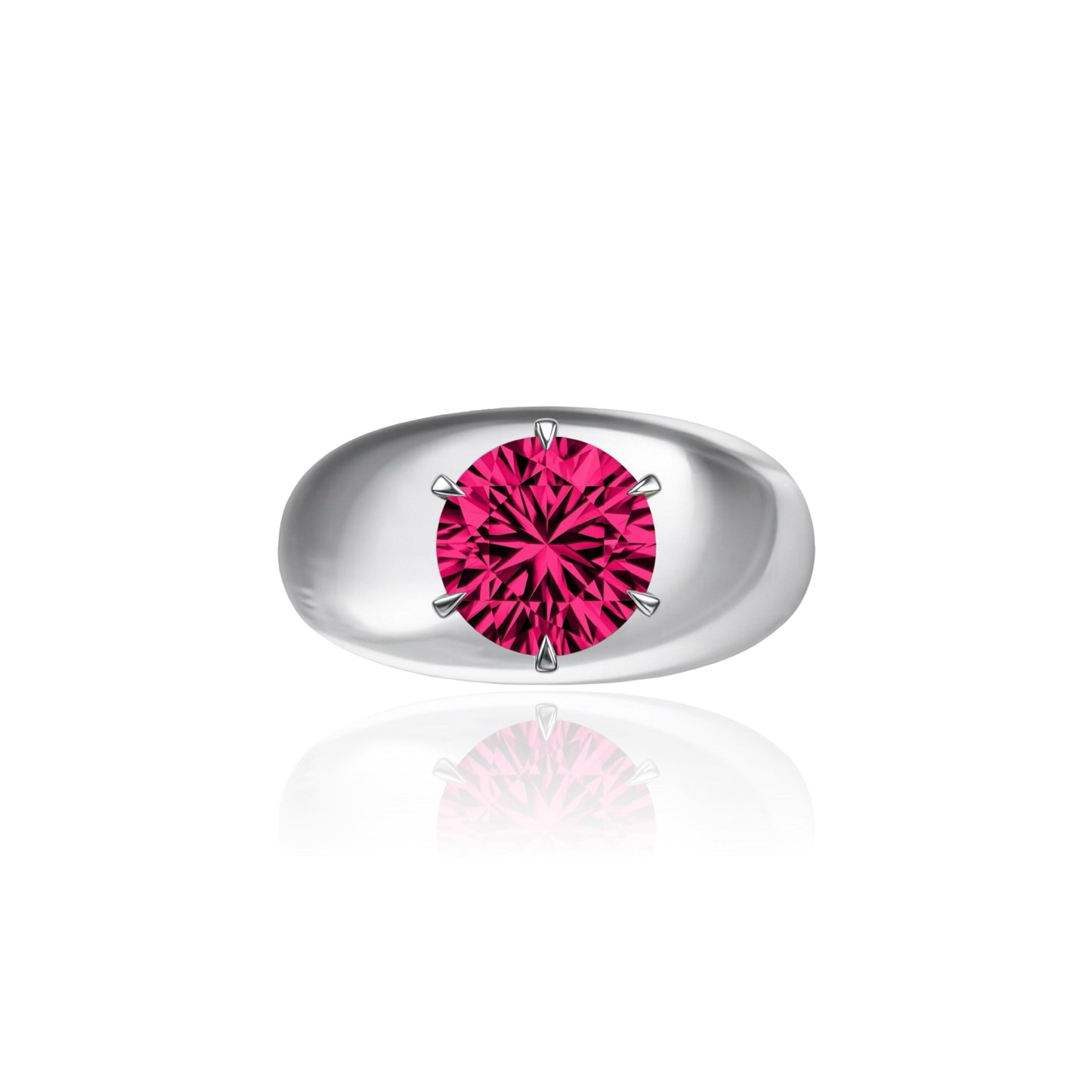 Juno Grand Dome Ring – Red Ruby