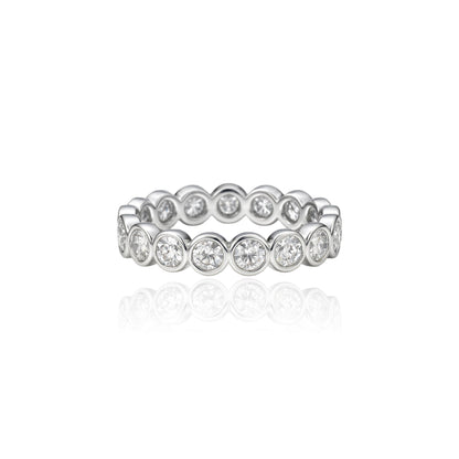 Forma Eternity Ring – White Diamond