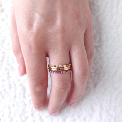Linea Demi Ring – White Diamond
