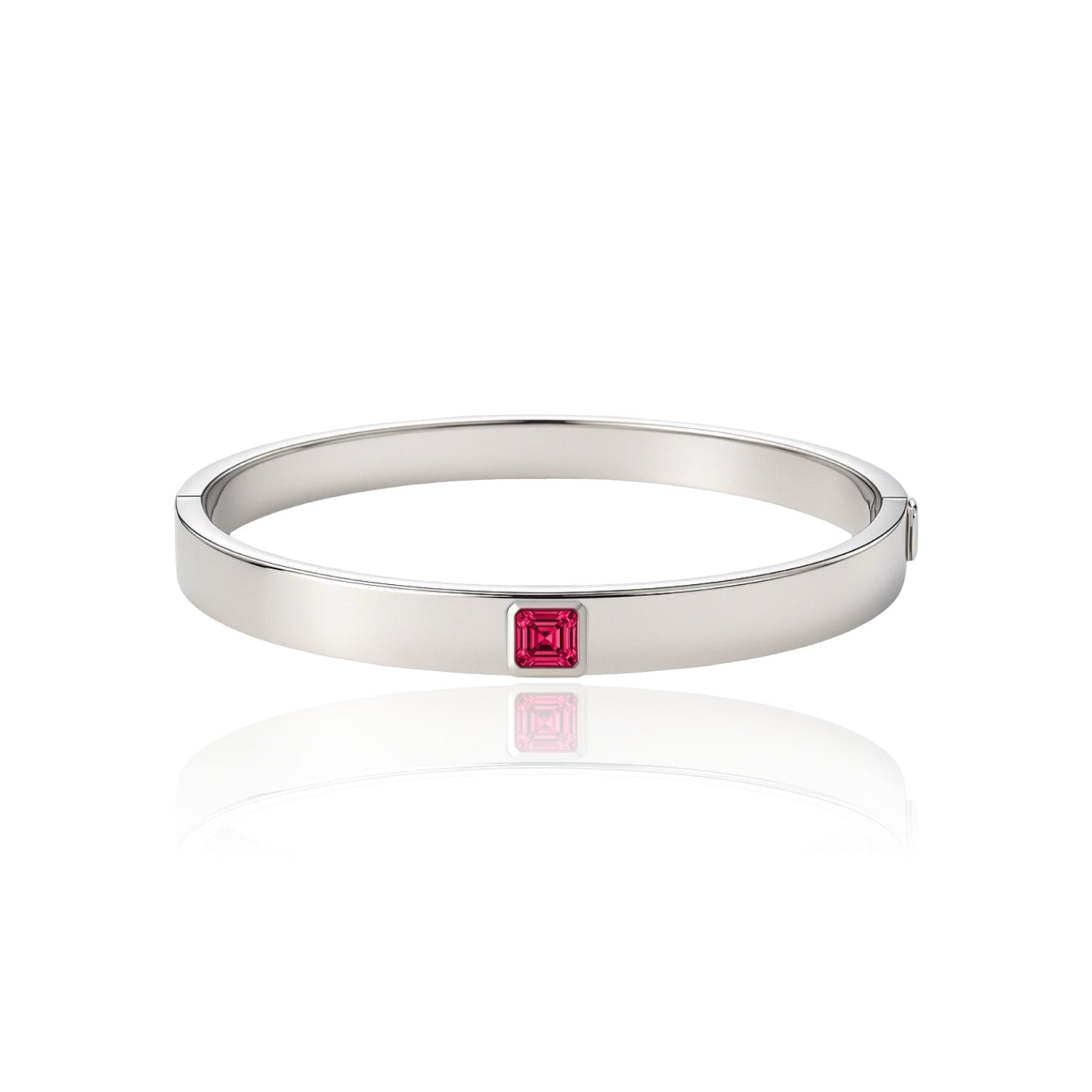 Aria Uno Elemental Bangle – Red Ruby
