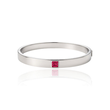 Aria Uno Elemental Bangle – Red Ruby