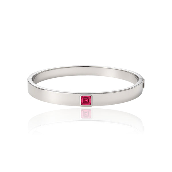 Aria Uno Elemental Bangle – Red Ruby